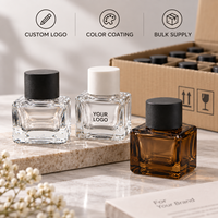 Botol Parfum Kaca Mini 7ml 10ml Custom, Botol Sampel Minyak Wangi/Esensial Bening dengan Tutup Ulir dan Cetak Logo
