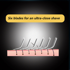 Goodmax Tùy Biến Chất Lượng Cao Cổ Điển <span class=keywords><strong>6</strong></span> Lưỡi Dao Cạo Râu Người Đàn Ông Của Xách Tay An Toàn Dao Cạo Râu - Product Image 5