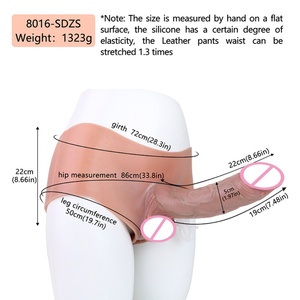 Realistic Large Ejaculating <b>Dildo</b> Pants Silicone Female Lesbian Strapon Solid <b>Dildo</b> G-spot Stimulate Sex Toys for Adult - Product Image 6