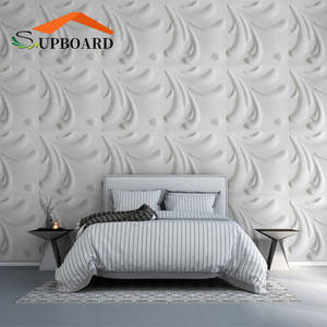 3D ดอกไม้ผนังประดิษฐ์แผง PVC วอลล์เปเปอร์ตกแต่งเพดานกันน้ำ - Product Image 2