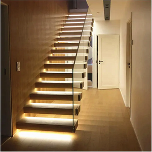 <span class=keywords><strong>Kit</strong></span> <span class=keywords><strong>Scala</strong></span> Moderna Fai-da-te Facile da Installare con Ringhiera in Vetro, Gradini in Legno e Vetro, <span class=keywords><strong>Scala</strong></span> <span class=keywords><strong>a</strong></span> <span class=keywords><strong>Sbalzo</strong></span> Flottante per Esterni - Product Image 6