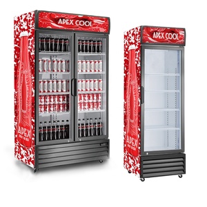 Réfrigérateur à porte en verre, affichage vertical, supermarché, équipement Commercial, réfrigérateur à affichage vertical - Product Image 1