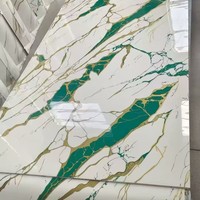 Vente flash : Stickers muraux en PVC IXPE effet marbre, design moderne pour appartement, salle à manger, salon, imperméables