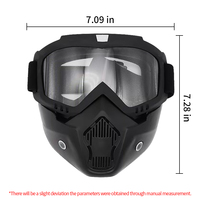 Masque de protection respirant et imperméable UV400 pour cyclisme et moto avec masque facial intégré pour la conduite hivernale - Fabrication OEM Liveer