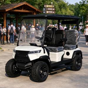 Carrito de Golf Todoterreno Personalizable de 4 Plazas, Carrito de Golf Eléctrico de Litio con Suspensión Independiente y Neumáticos de 12-14 Pulgadas - Product Image 1