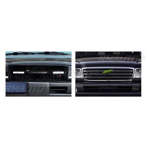 Grille de pare-chocs LED décorative pour voiture, kit carrosserie, grille de pare-chocs avant pour Toyota Land Cruiser LC100 1998-2007, extérieur - Product Image 4