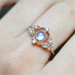 Eleganti Anelli per Coppie Ispirati alla Luce Lunare, Gioielli Minimalisti a Doppio Anello, Accessori Moda per Donne - Product Image 2