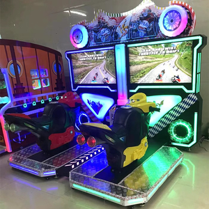 Simulador de motocicleta HD de 42 pulgadas, equipo de Ciudad de videojuegos que funciona con monedas, máquina de juego grande comercial - Product Image 3