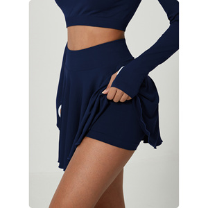 Lanyu Femmes Confortable Respirant <span class=keywords><strong>Tennis</strong></span> Fitness Jupe Casual Outdoor Short pour Running Nude Sports Optimal pendant les jours occupés - Product Image 1