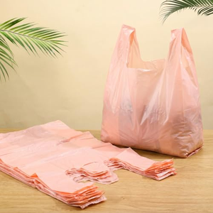 ถุงหิ้วแบบเสื้อยืด HDPE สำหรับใส่อาหาร ขนมขบเคี้ยว อาหารกระป๋อง พิมพ์ลายกราเวียร์ ปรับแต่งได้ คุณภาพมาตรฐานอาหาร ผลิตจากโรงงานโดยตรง - Product Image 5