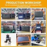 Centrale Électrique Solaire Portable 1200W pour l'Extérieur, Générateur Haute Capacité 220V avec Écran LCD Intelligent