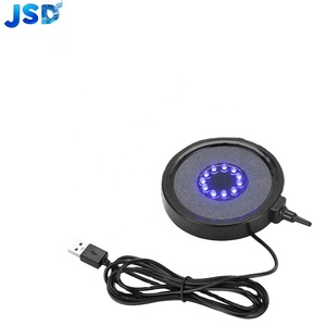JSD RGB Akvaryum Hava Taşı Işığı Renk Değiştiren Dalgıç Balık Tankı Hava Diski Dekor Lambası Uzaktan Kumandalı (Opsiyonel) - Product Image 1