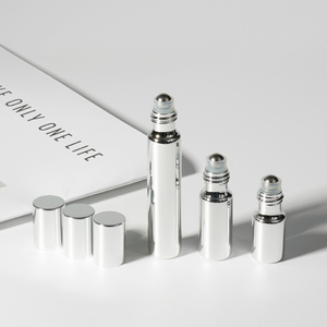 Chai lăn tinh dầu chống thấm 3ml 5ml vàng bạc 10ml mạ điện với bi thép không gỉ - Product Image 2