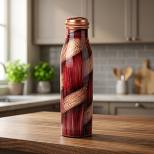 High Enamel ODM Eco-Friendly Anti-corrosion Boiling Water Safe Drinkware 400ml/700ml/300ml Copper Water Bottle <b>Tea</b> <b>Infuser</b> - Product Image 1