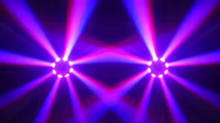 Projecteur de scène MOKE 150W LED Bee Eye à 8 bras, lumière mobile RGBW, laser, stroboscope, DMX512, activé par le son, pour DJ, discothèque, fête, mariage, bar