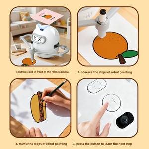 QR-Code-Scanning Kinder-Malroboter OEM Neues Modell Plastik Einfaches Lernen Intelligentes Spielzeug Geburtstagsgeschenk - Product Image 5