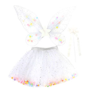2025 moda brillante colorido océano estrella tutú faldas para niñas niños adultos con alas de Ángel conjuntos para Halloween y cumpleaños príncipes - Product Image 6