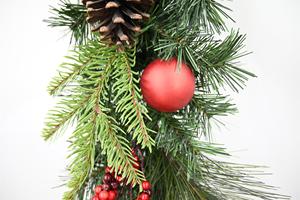 Décorations de Noël personnalisées pour l'intérieur et l'extérieur, guirlandes et couronnes de Noël festives en pin - Product Image 5