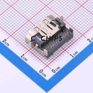 HDMI-GD-112PWB HDMI Connector DIP Connector ( Connector Type: HDMI-A )( Gender: Female )( Total Number of PINs: 19P ) - Product Image 2