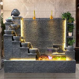 Waterpartij Binnenplaats Decor Milieuvriendelijke Hars Rotstuin Fontein - Product Image 5