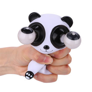 Poupée aux yeux qui sortent, modèle amusant de panda ours Woif, jouet anti-stress à presser, jouet de décompression, jouet de blague, décoration, cadeau - Product Image 2