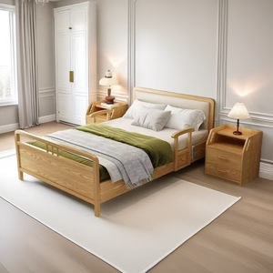 Manual Nursing <b>Bed</b> With <b>Adjustable</b> Backrest For Elderly And Paralyzed Patients Home Use Bedroom Study - Product Image 2