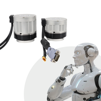Module articulé de nettoyage robotisé avec moteur intégré, actionneurs harmoniques, encodeur et contrôleur de commande pour AGV et exosquelette