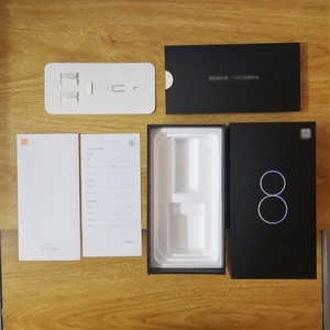 Caja de Embalaje de Papel para Teléfono Celular Inteligente con Ranura en V, de Cartón Blanco Rígido con Logotipo Personalizado - Product Image 6