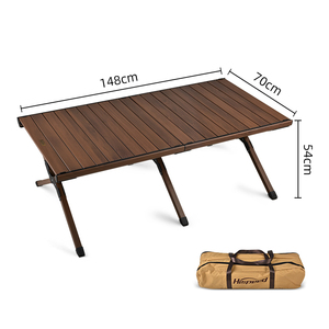 Hispeed <span class=keywords><strong>Aluminio</strong></span> Roll-Up Camping BBQ <span class=keywords><strong>Mesa</strong></span> plegable al aire libre para actividades al aire libre - Product Image 1
