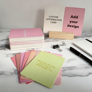 Carte di Affermazione Personalizzate di Alta Qualità con Citazioni Positive Quotidiane per la Consapevolezza e l'Amore di Sé per Donne - Product Image 2