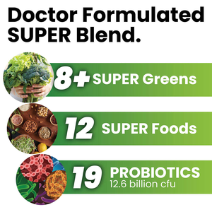 Poudre Protéinée <span class=keywords><strong>Super</strong></span> Green Gain de Masse Saveur Fraise 250g Sans Sucre Riche en Nutriments Superaliment Prébiotique Fibres Alimentaires Végétalien - Product Image 5