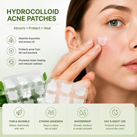 Hysent soins de la peau Zit couvre personnalisation Transparent Blemish Patch acné hydrocolloïde acné bouton patchs végétalien pour les patchs pour le visage