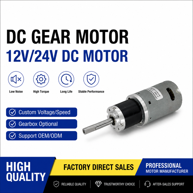 28mm 28PGRC5450 DC Planetary Gear Motors Low Noise High Efficiency Motor for Automation