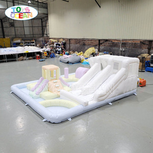 トップセール 夏用 キッズ インフレータブル スプラッシュパッド PVC製 おもちゃ ウォーターパーク トランポリン スライドプール - Product Image 4