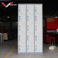 Offre Spéciale de 15 portes en métal pour salle de sport ou école ou vestiaire armoire casier en acier armoire de rangement casier
