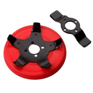Multifunctional Weed Cutter Blade Fork Type Red For Lawn Mower And Brush Cutter Accessories - Product Image 3