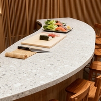 Dalles de terrazzo artificielles, carreaux de sol en terrazzo, résistants à l'usure, décoration intérieure moderne pour appartement