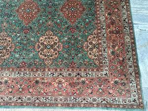 Luxury Handmade Persian Design <b>Hand</b>-Knotted Wool & Silk Area <b>Rug</b> Premium Traditional Oriental Carpet for Living Room, Bedroom - Product Image 2