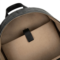 Sac à dos de luxe vintage en cuir véritable gaufré avec monogramme personnalisé, imperméable, pour femmes et hommes, sac de voyage urbain pour ordinateur portable, fabrication artisanale