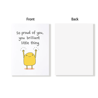 Cartes de félicitations amusantes pour la remise des diplômes, en stock, avec enveloppe, pour les nouvelles occasions de travail et les fêtes