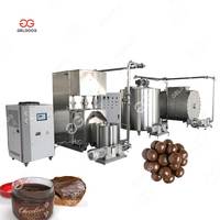 Machine automatique de fabrication de pâte de noisette au chocolat Machines de fabrication de dépôts Machine de fabrication de fèves de cacao en chocolat