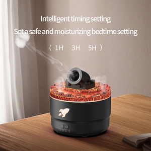 핫 세일 24V 대포 모양의 불꽃 용암 해파리 아로마 테라피 에센셜 오일 디퓨저 7 다채로운 <span class=keywords><strong>Led</strong></span> 화염 가습기 디퓨저 - Product Image 3