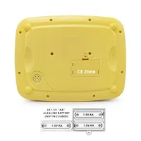MKTOYS - Tableta de Juguete Electrónica de Plástico con Pantalla LED para el Aprendizaje del Francés para Niños de 5 a 7 Años