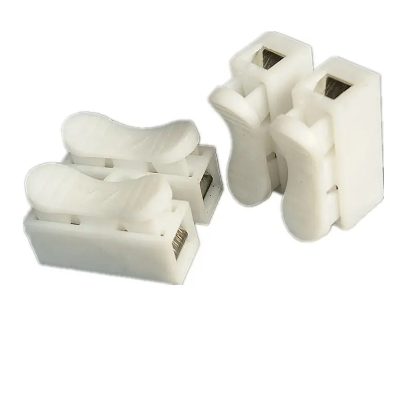 Ch2 conector de fio rápido, conector terminal, bloco de mola, led, tira de luz, conector para cabo fêmea, conector 2p, mar/air doyou