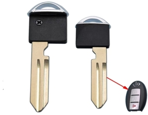 แผ่นครอบกุญแจรีโมทสำหรับ Nissan uncut <span class=keywords><strong>Blade</strong></span> แต่งรถสำหรับ Infiniti Prox ใบมีดฉุกเฉิน - Product Image 1