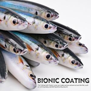 Leurre souple en plastique pour maquereau SNEDA 5,7 pouces, eau salée et eau douce, pour montage sans poids, lancer en mer, matériel de pêche - Product Image 6