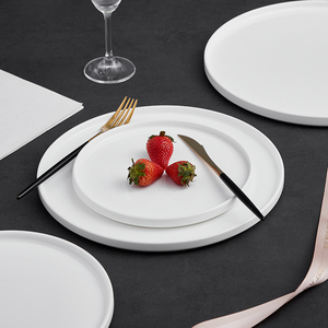 Plato <span class=keywords><strong>de</strong></span> Desayuno <span class=keywords><strong>de</strong></span> <span class=keywords><strong>Porcelana</strong></span> Blanca con Borde Recto P&T Horeca, Plato <span class=keywords><strong>de</strong></span> Cena para Hotel y Restaurante, <span class=keywords><strong>Vajilla</strong></span> <span class=keywords><strong>de</strong></span> <span class=keywords><strong>Porcelana</strong></span> Fina al por Mayor - Product Image 1