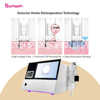 Dispositivo facial de electroporación, dermis profunda, rejuvenecimiento de la piel, estimulación del colágeno, máquina antienvejecimiento, sistema de temperatura múltiple
