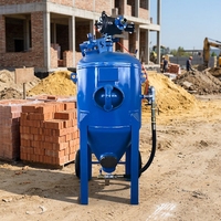 Machine de sablage à eau à structure en acier de type ouvert, vente en gros, sablage humide à commande rapide pour le traitement des surfaces métalliques