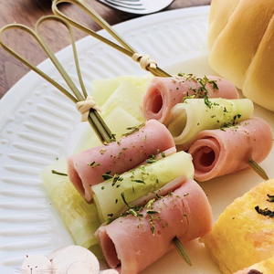 Màu Xanh Lá Cây 7.09Inch Kéo Xâu Hình Trái Tim Kẹo Mía Xiên Cho Cocktail Đảng Trang Trí Và Trái Cây Xiên - Product Image 4